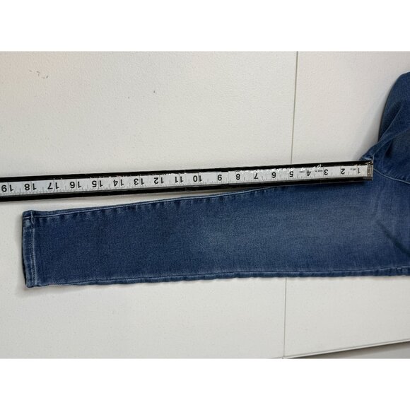 J Crew Crewcuts Girls Size 7 Runaround Pull On Stretch Denim Jeans Blue - Picture 7 of 9